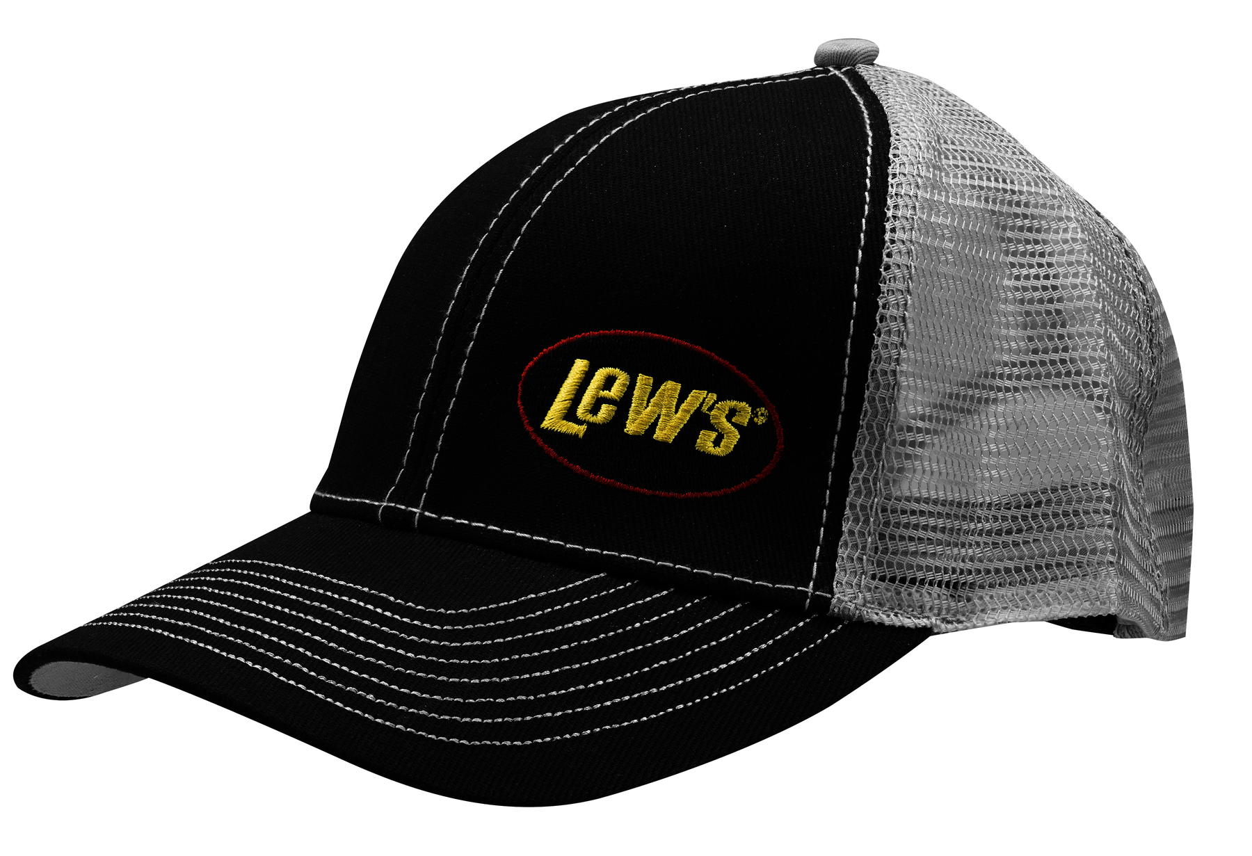 Black/Gray Mesh Trucker Hat