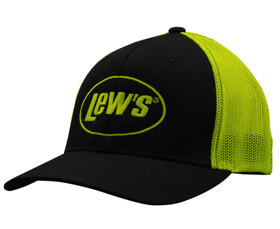 Flexfit Chartreuse/Charcoal Hat | Lew\'s Fishing