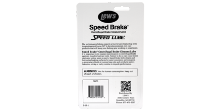 Speed Brake Centrifugal Brake Clean/Lube