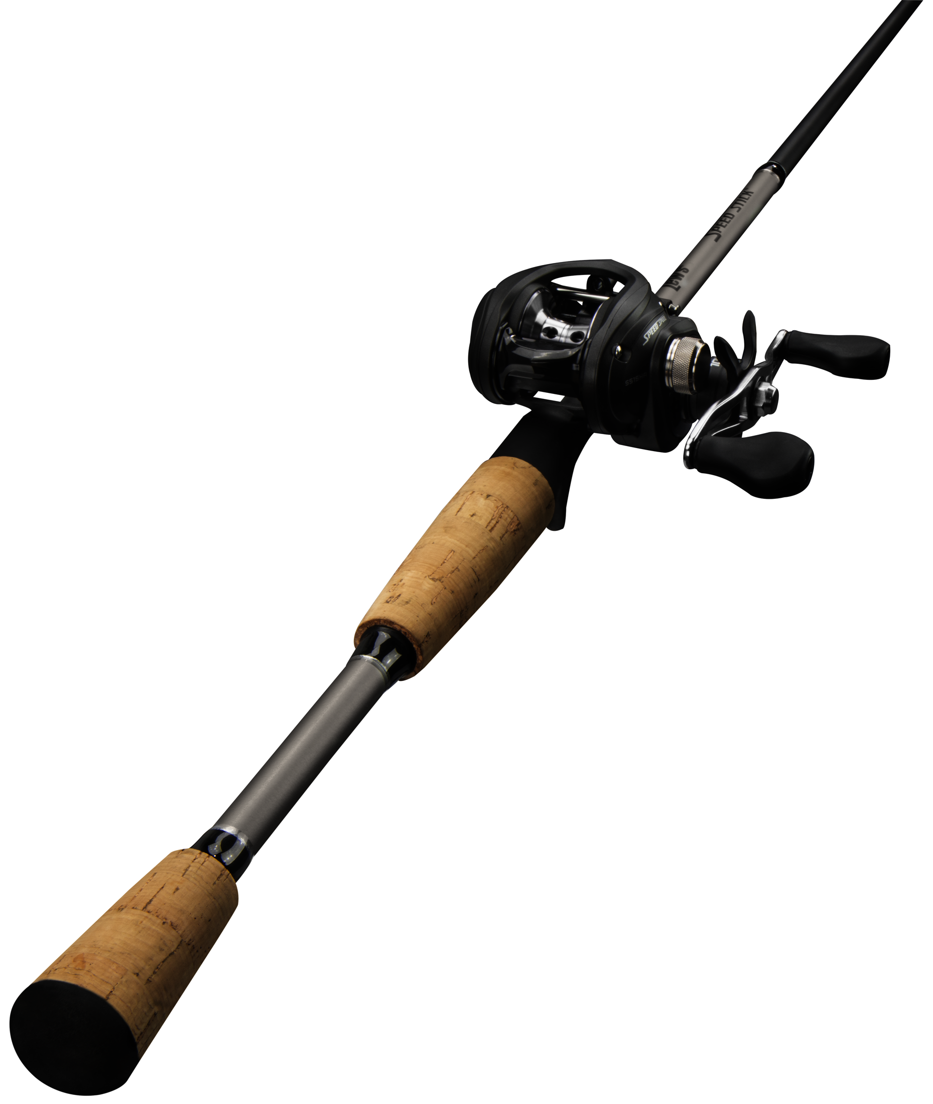 Lew's Classic Black Speed Spool Baitcast Reel and Fishing Rod Combo, Black