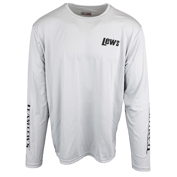 Lews White Long Sleeve Micro Fiber Shirt